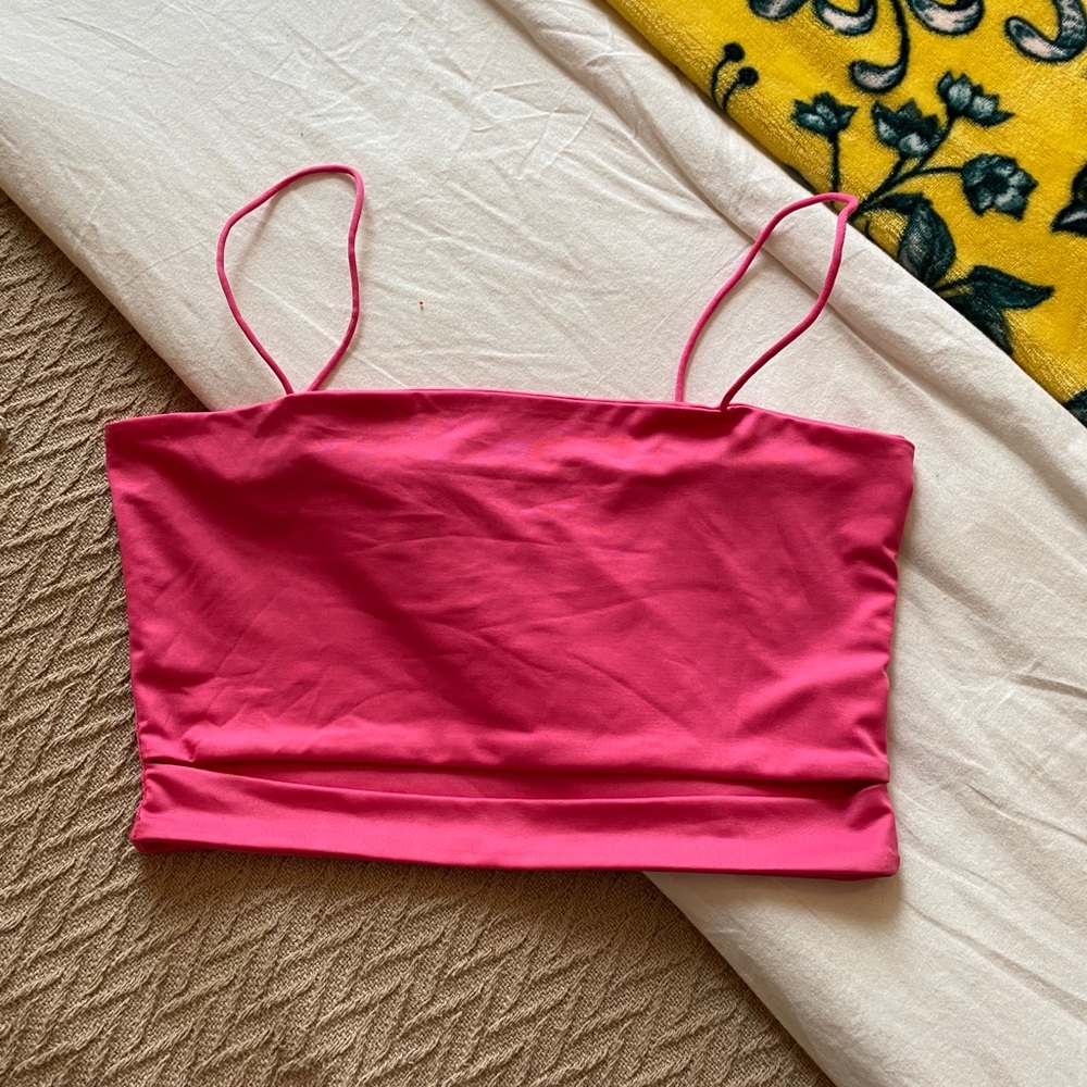 Hot Pink Crop